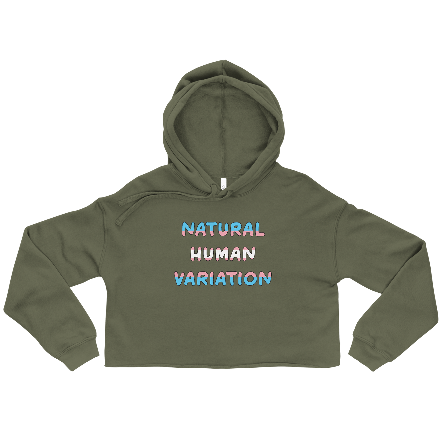 Natural Human Variation Crop Hoodie