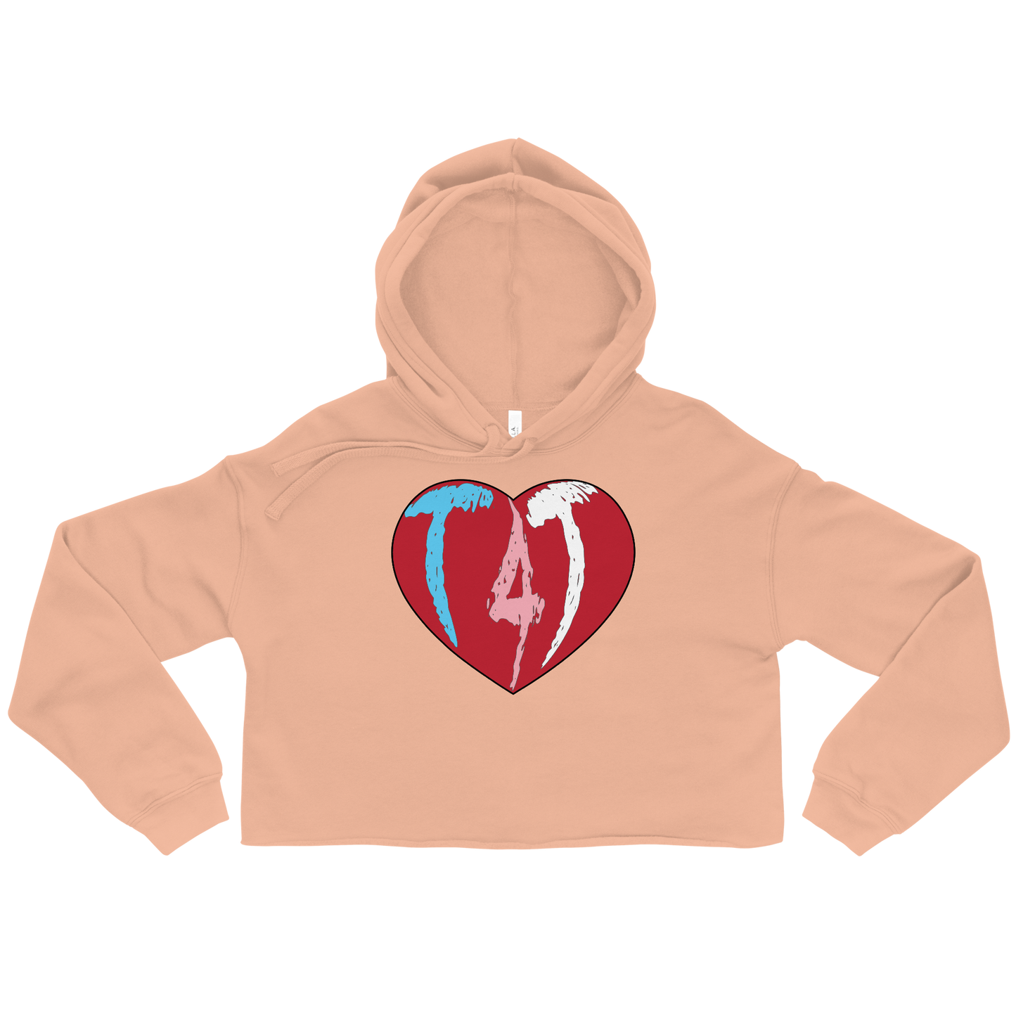 T4T Heart Crop Hoodie