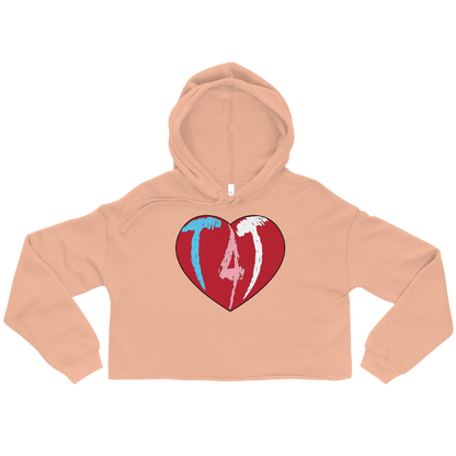 T4T Heart Crop Hoodie