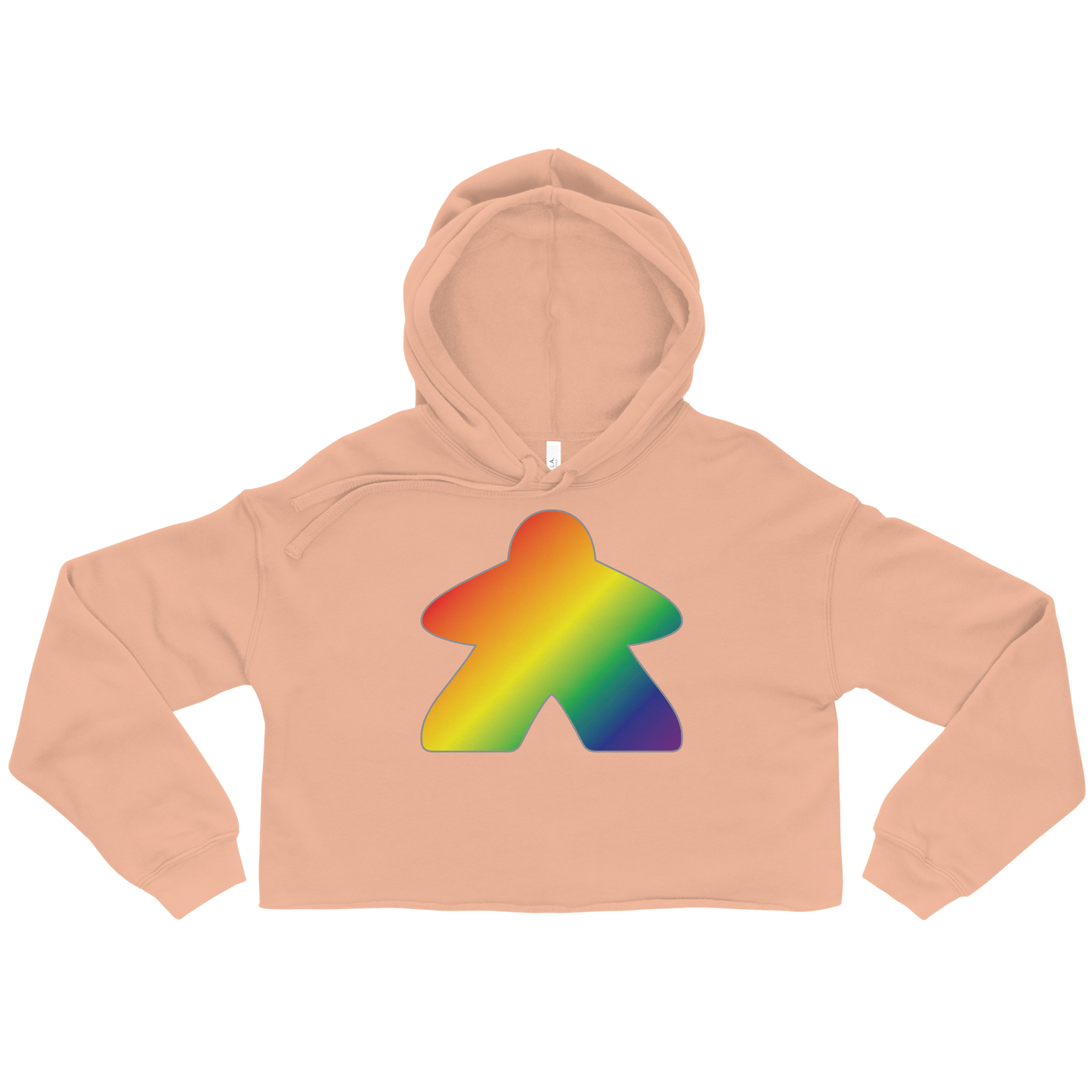 Queerple - Rainbow Pride Crop Hoodie