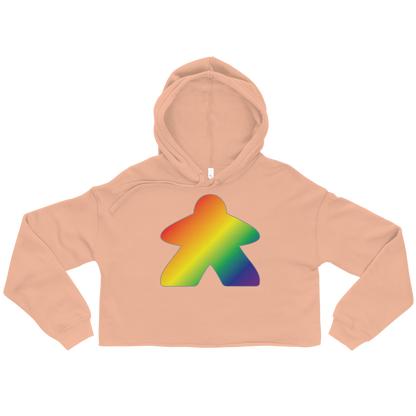 Queerple - Rainbow Pride Crop Hoodie