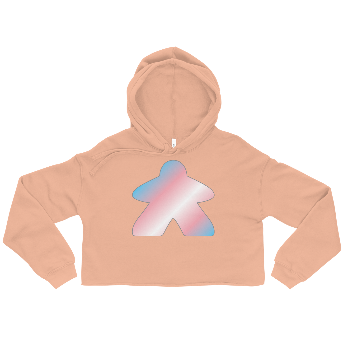 Queerple - Transgender Pride Crop Hoodie