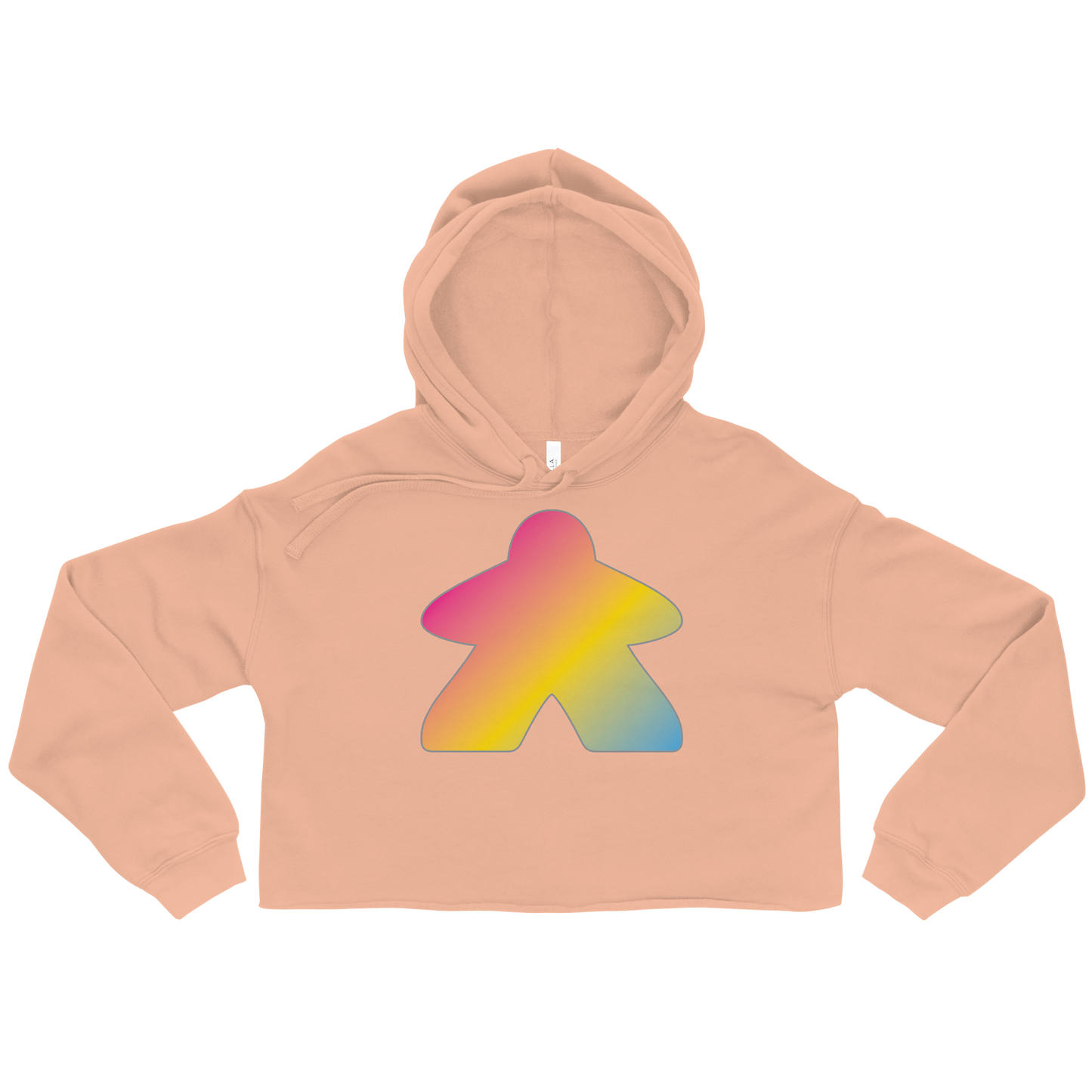 Queerple - Pansexual Pride Crop Hoodie