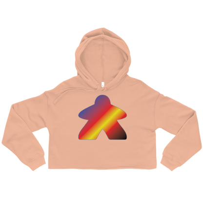 Queerple - Polyamory Pride Crop Hoodie