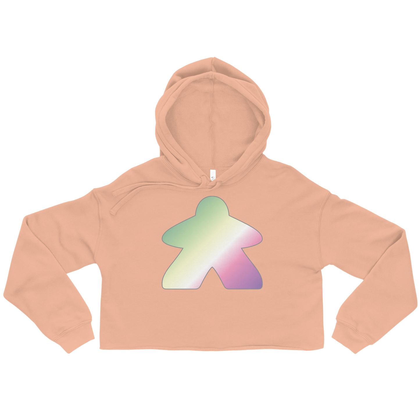 Queerple - Genderfae Pride Crop Hoodie