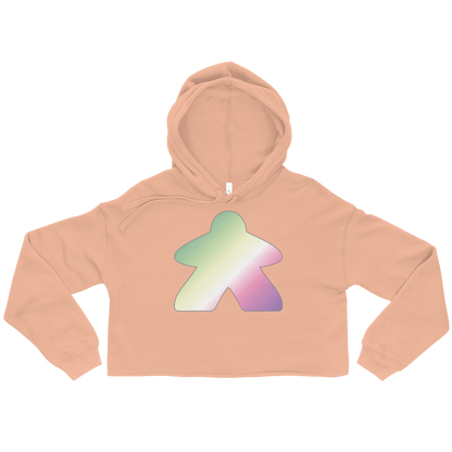 Queerple - Genderfae Pride Crop Hoodie