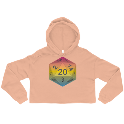 Pride Dice - Pansexual Crop Hoodie