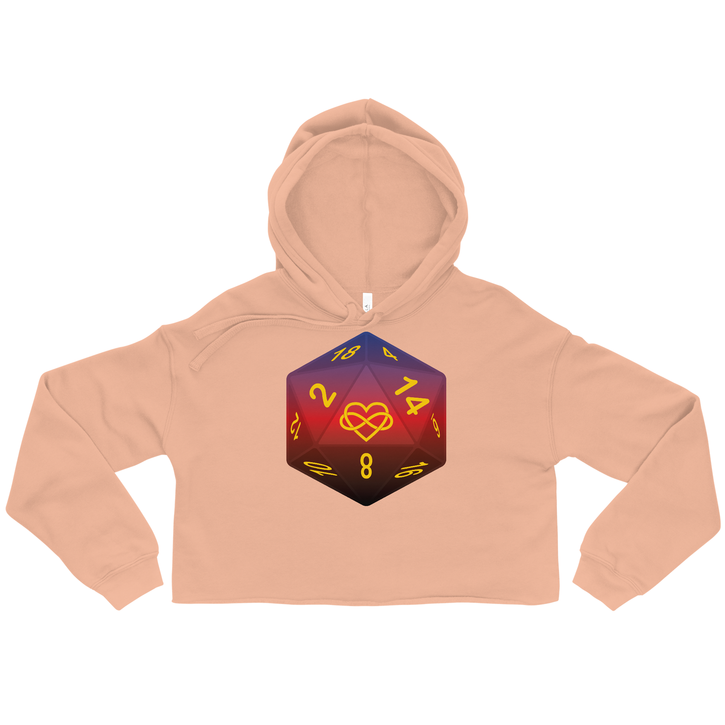 Pride Dice - Polyamory Crop Hoodie