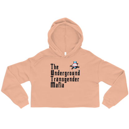 Underground Transgender Mafia Crop Hoodie