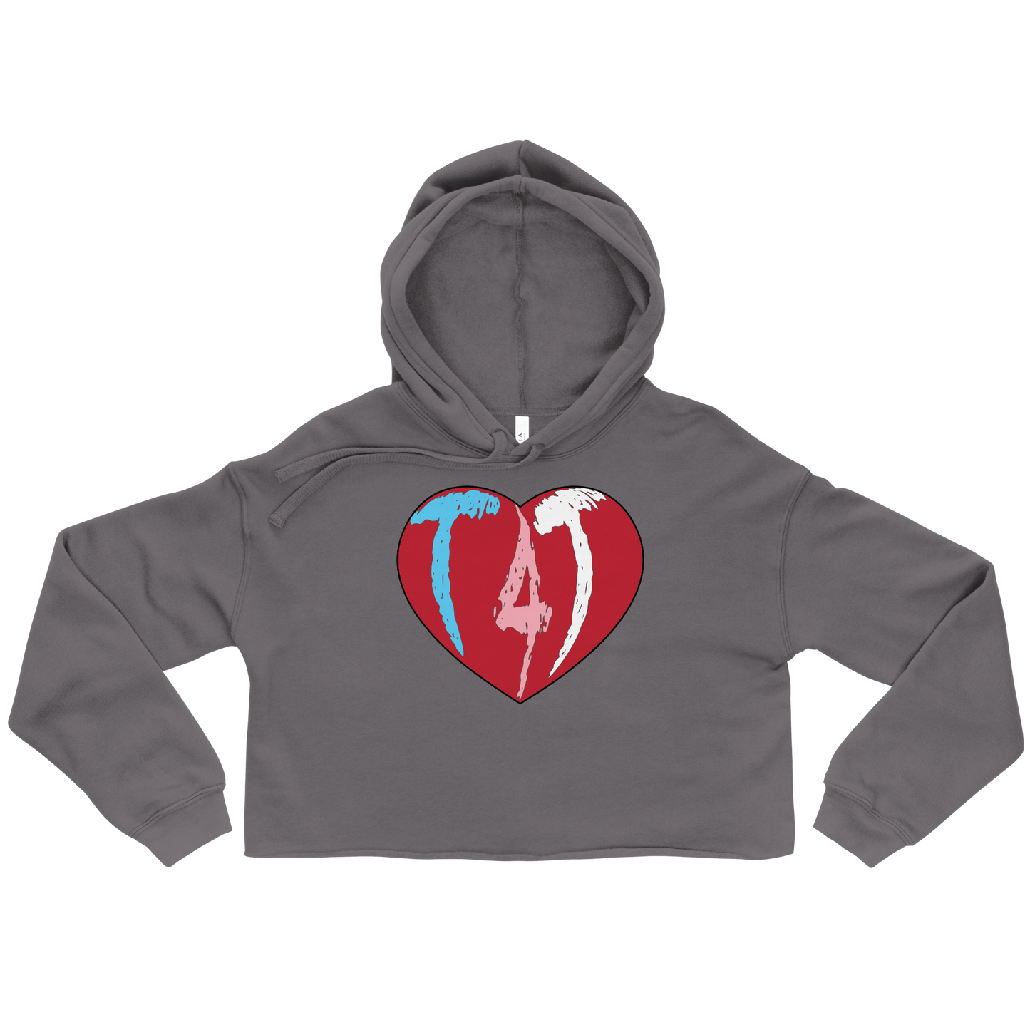 T4T Heart Crop Hoodie