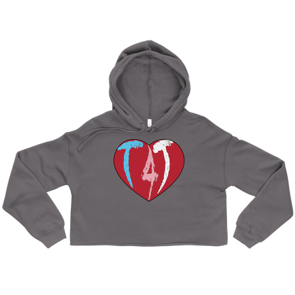 T4T Heart Crop Hoodie