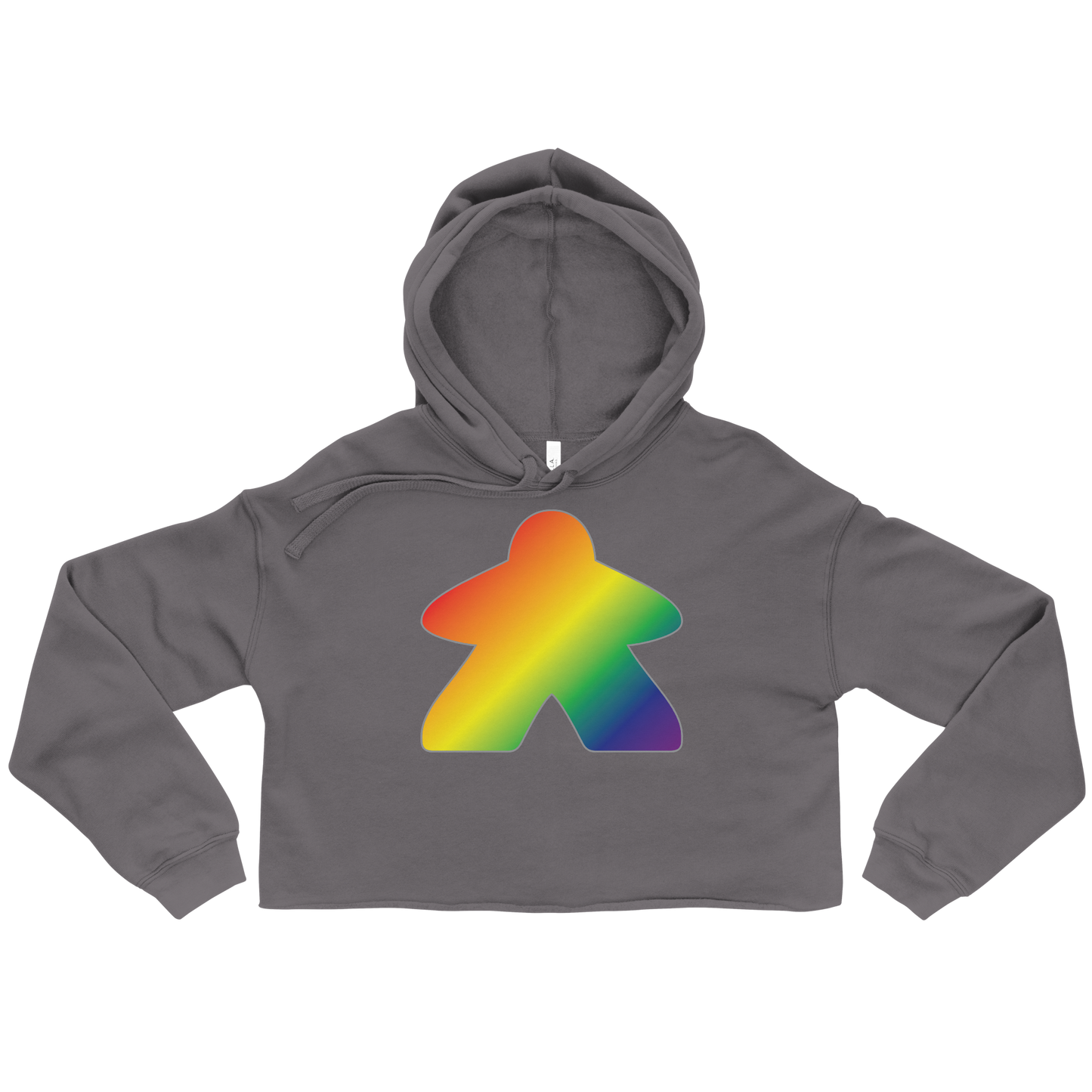 Queerple - Rainbow Pride Crop Hoodie