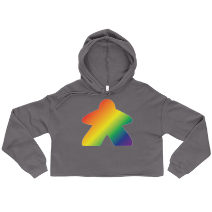 Queerple - Rainbow Pride Crop Hoodie