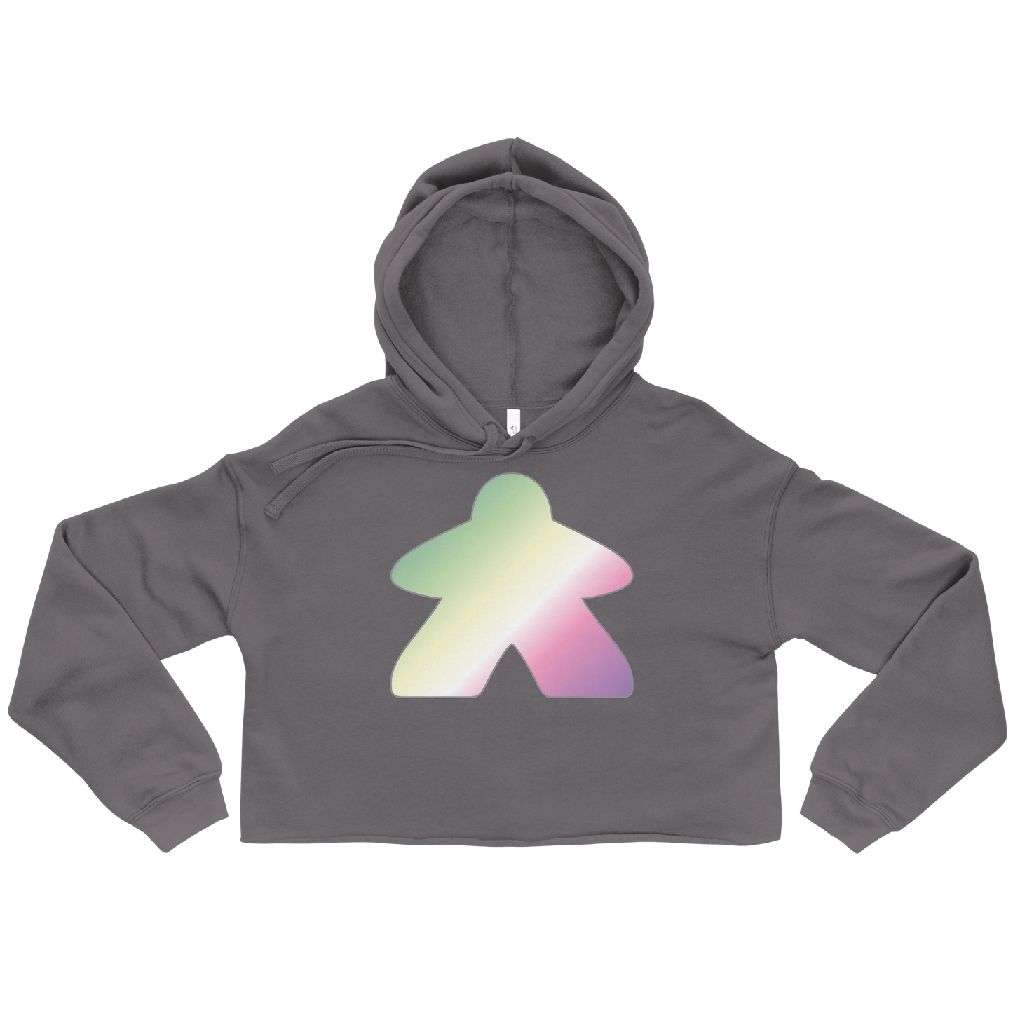 Queerple - Genderfae Pride Crop Hoodie