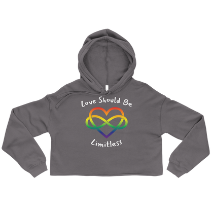 Love Should Be Limitless Crop Hoodie