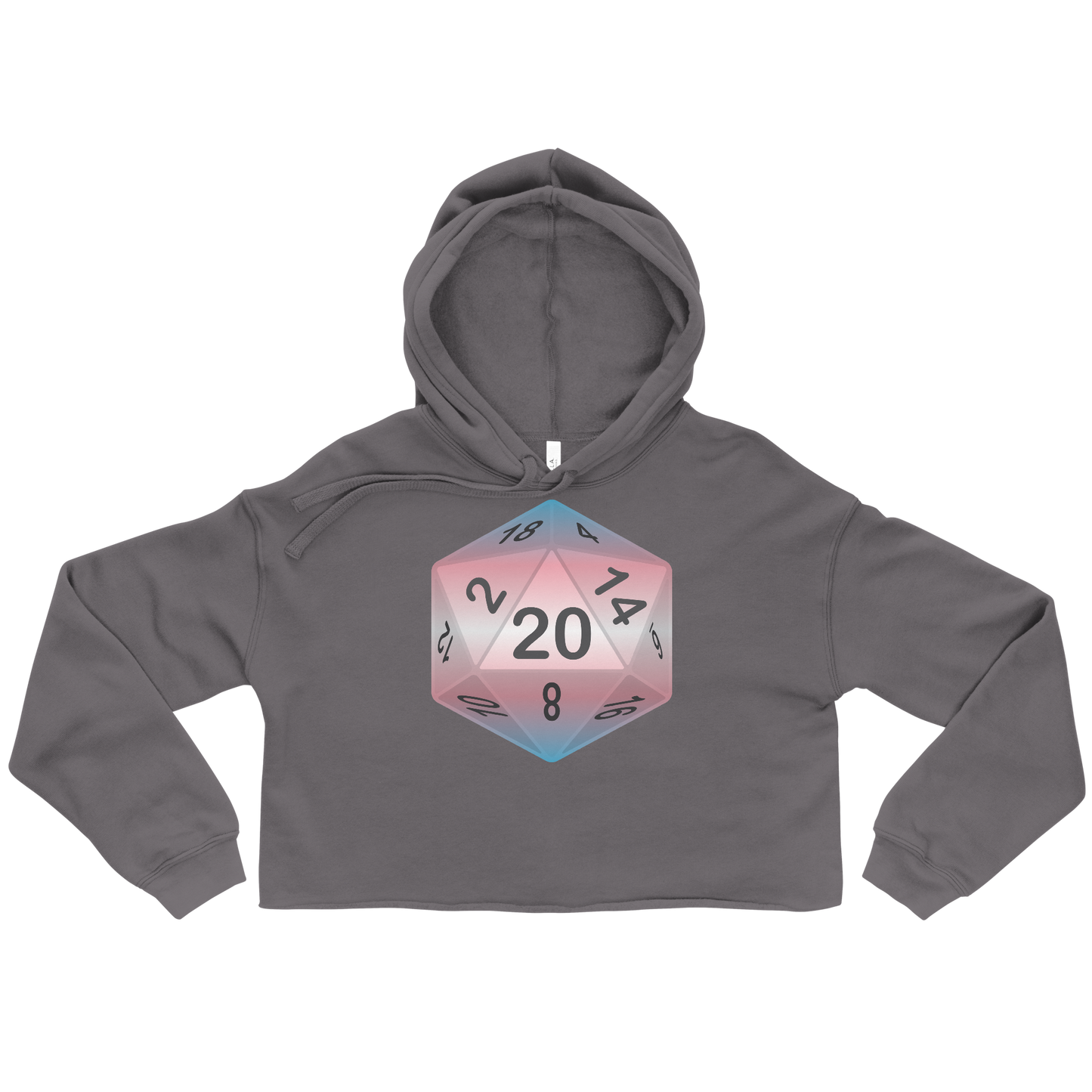 Pride Dice - Transgender Crop Hoodie