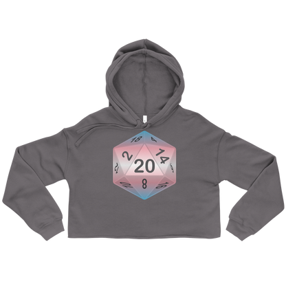 Pride Dice - Transgender Crop Hoodie