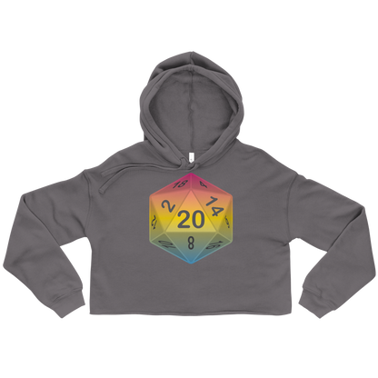 Pride Dice - Pansexual Crop Hoodie