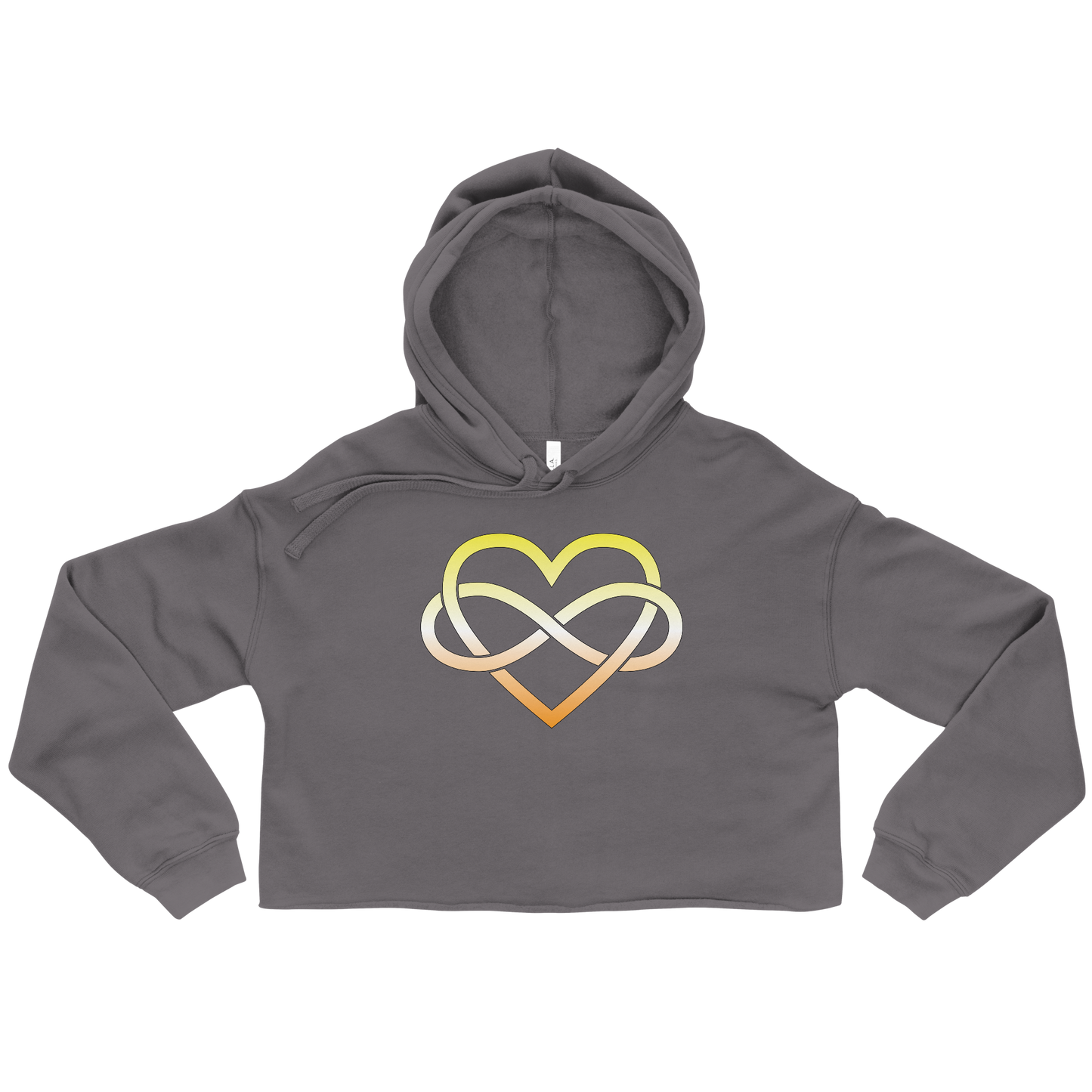 Polyamory Infinity Heart - Maverique Crop Hoodie