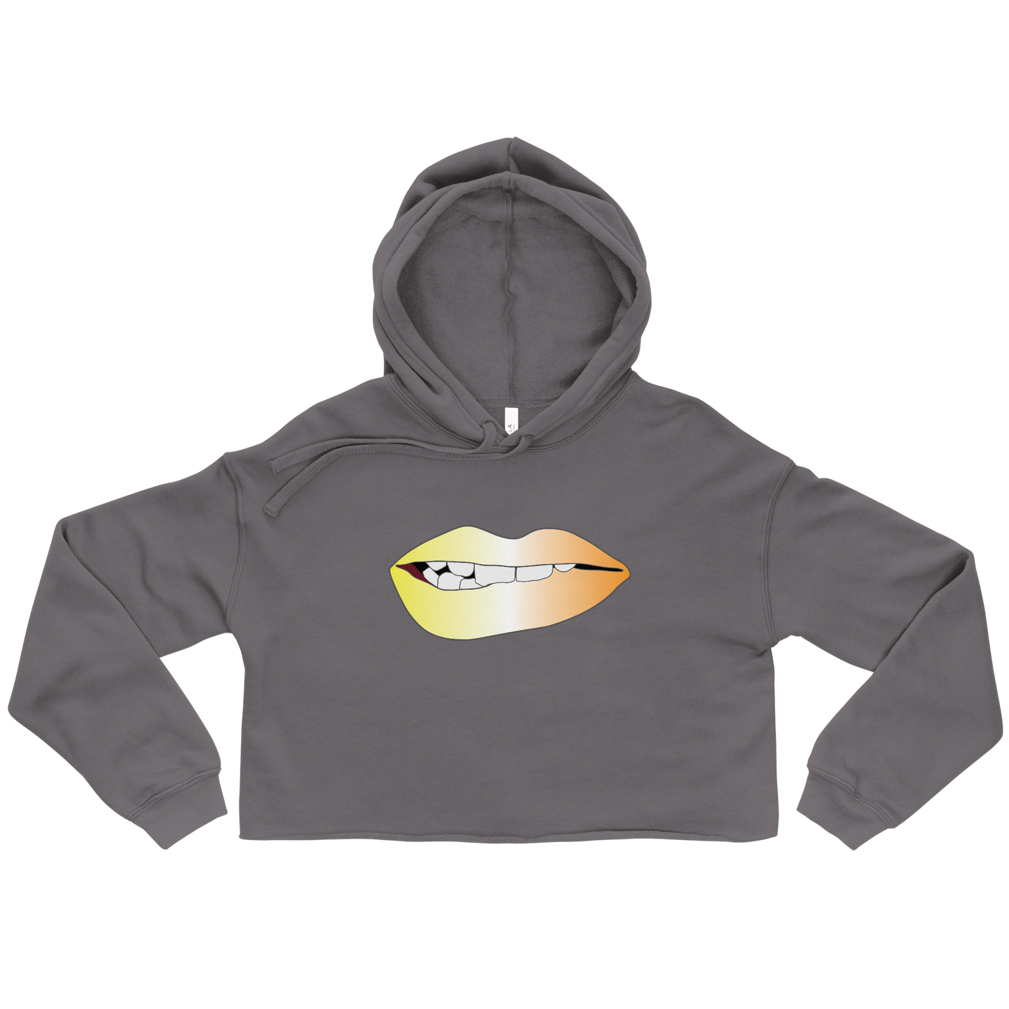 Biting Lips - Maverique Pride - Gradient Crop Hoodie