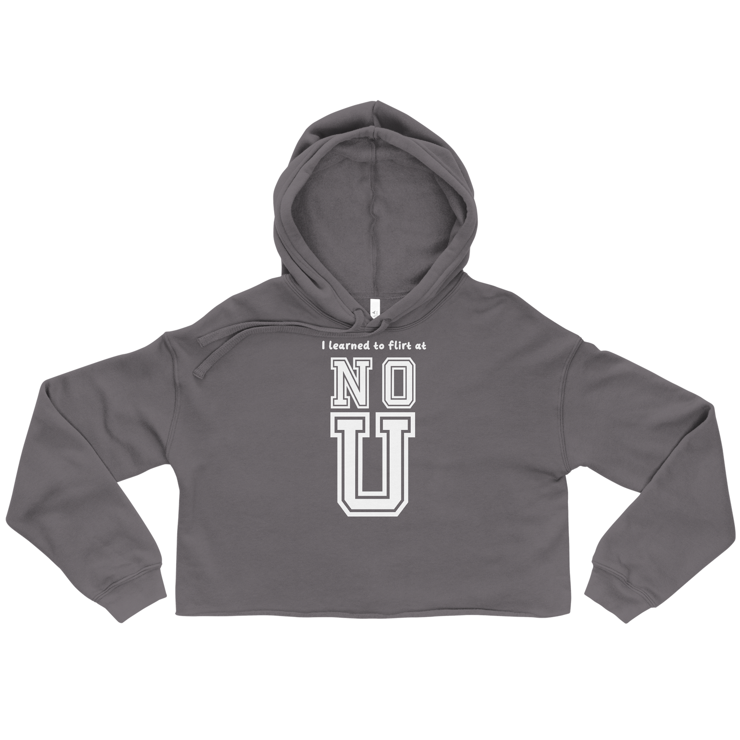 NO U Crop Hoodie