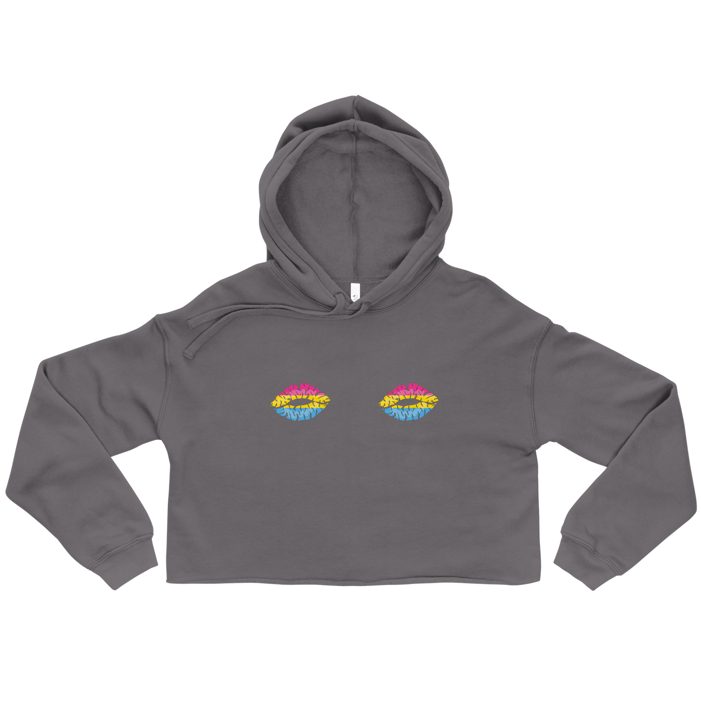 Pan Boob Kisses Crop Hoodie