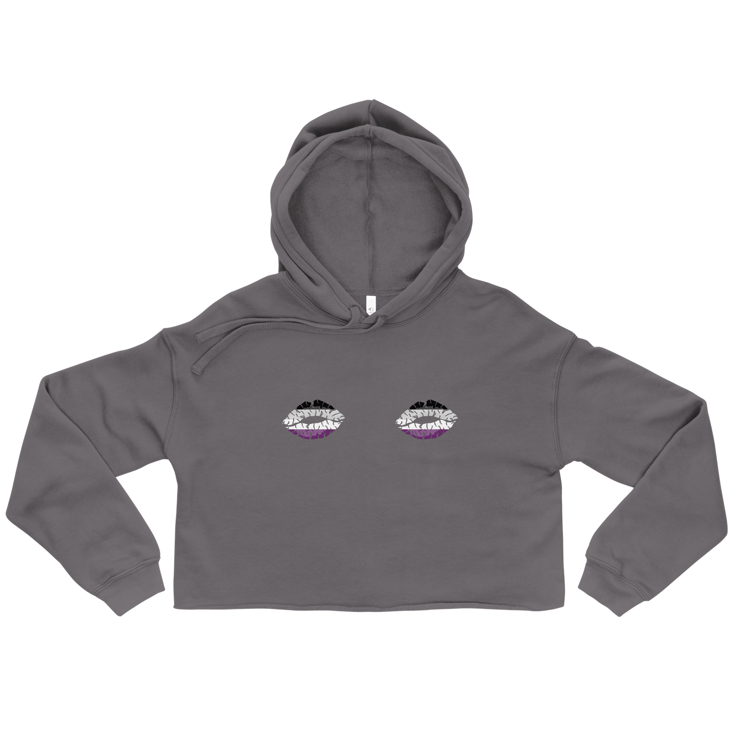 Ace Boob Kisses Crop Hoodie