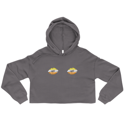 Maverique Boob Kisses Crop Hoodie