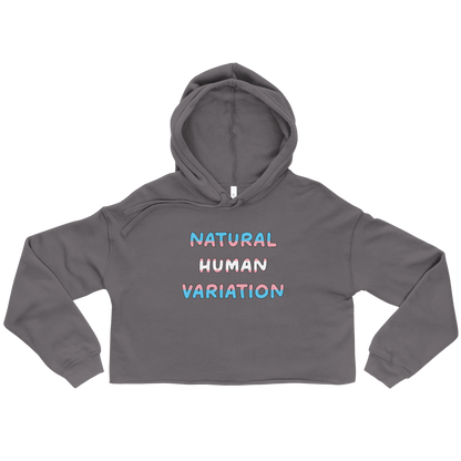 Natural Human Variation Crop Hoodie