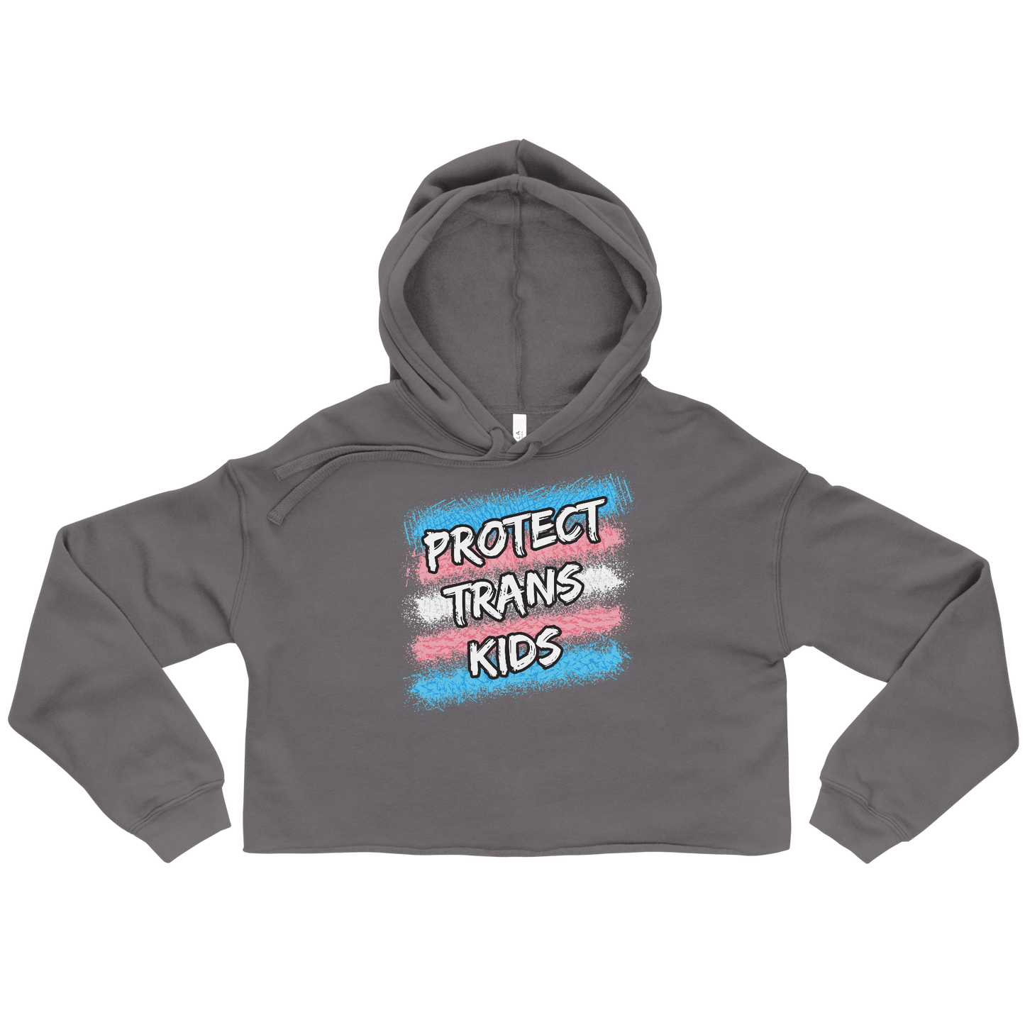 Protect Trans Kids Crop Hoodie