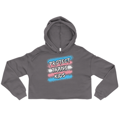 Protect Trans Kids Crop Hoodie