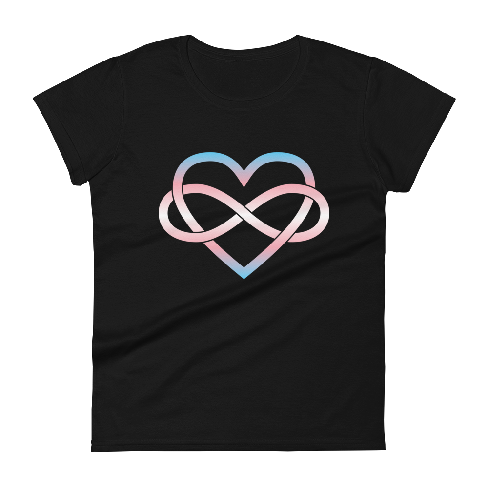 Polyamory Infinity Heart - Trans Women's short sleeve t-shirt