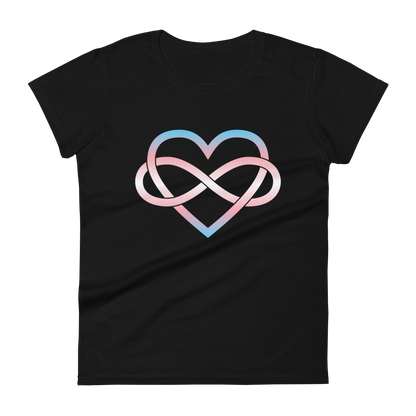 Polyamory Infinity Heart - Trans Women's short sleeve t-shirt