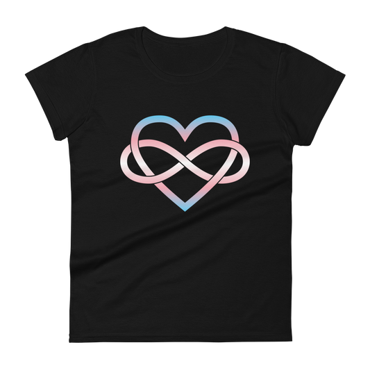 Polyamory Infinity Heart - Trans Women's short sleeve t-shirt