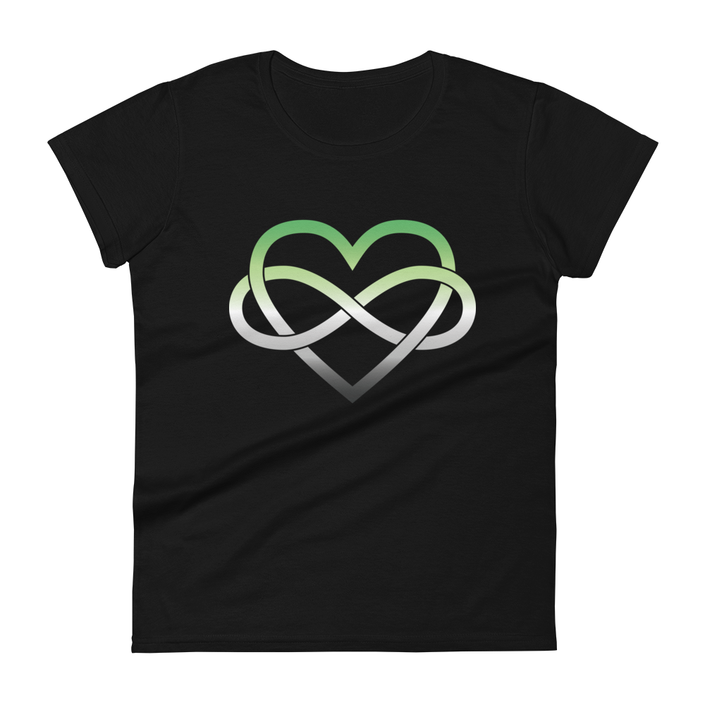 Polyamory Infinity Heart - Aromantic Women's short sleeve t-shirt