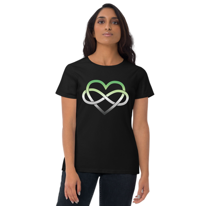 Polyamory Infinity Heart - Aromantic Women's short sleeve t-shirt