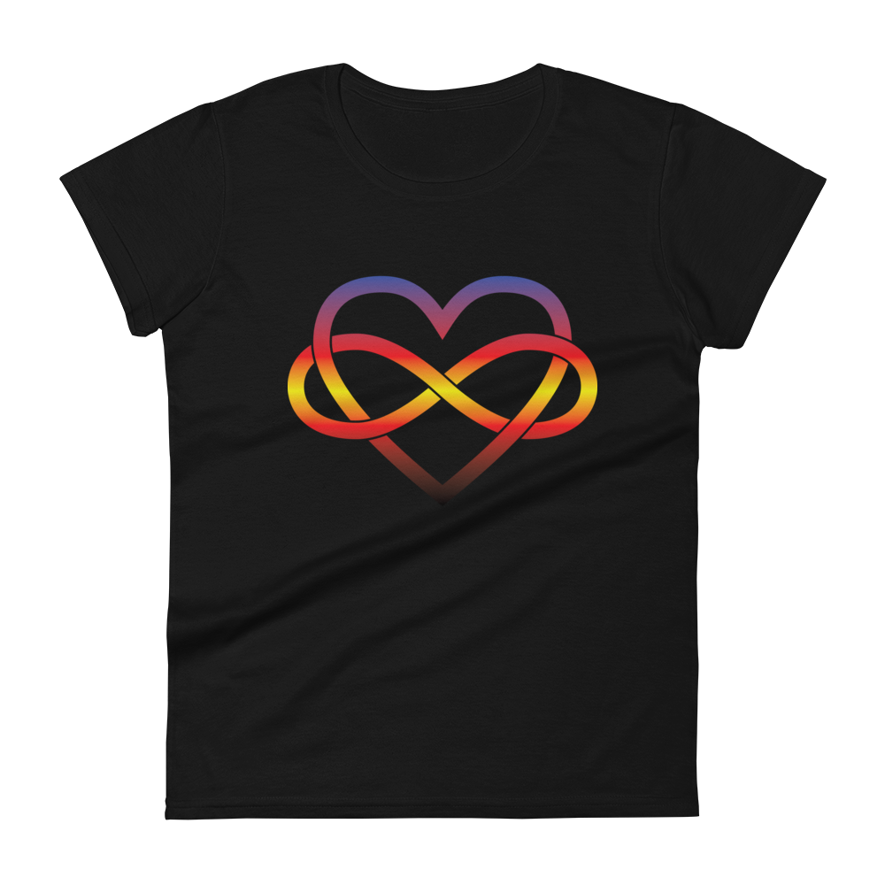 Polyamory Infinity Heart - Polyamory Women's short sleeve t-shirt