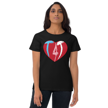 T4T Heart Women's short sleeve t-shirt