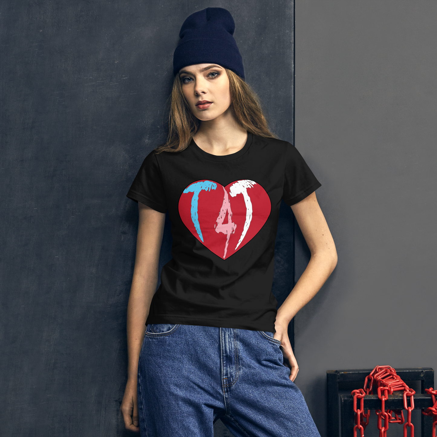 T4T Heart Women's short sleeve t-shirt