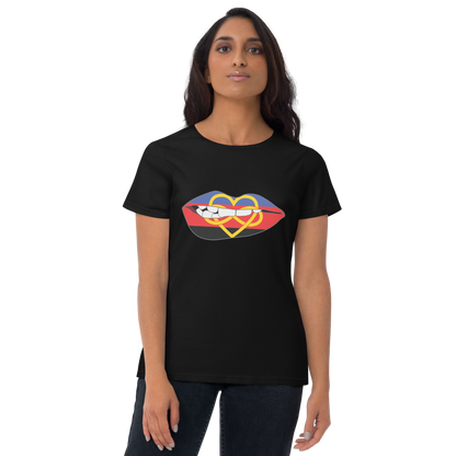 Biting Lips - Polyamory Flag Women's short sleeve t-shirt