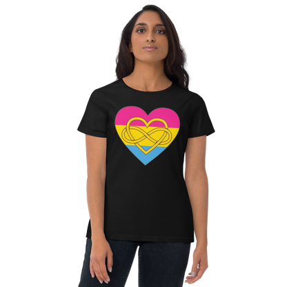 Polyamory Infinity Heart Pansexual Pride Women's short sleeve t-shirt