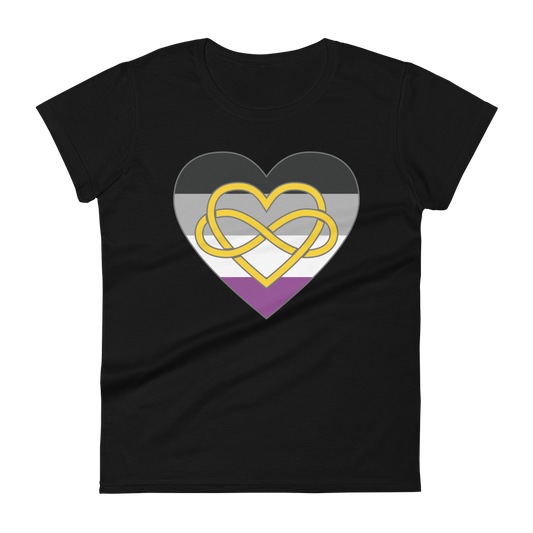 Polyamory Infinity Heart Asexual Pride Women's short sleeve t-shirt