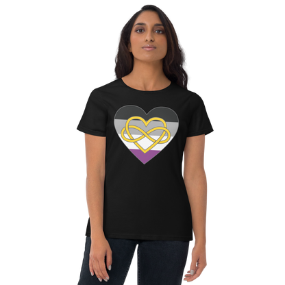 Polyamory Infinity Heart Asexual Pride Women's short sleeve t-shirt