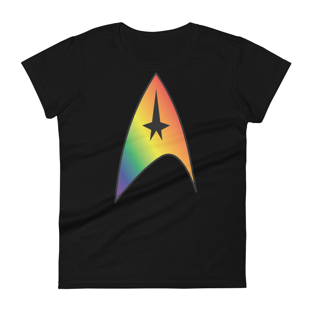 Starfleet Insignia - Rainbow Pride Women's short sleeve t-shirt