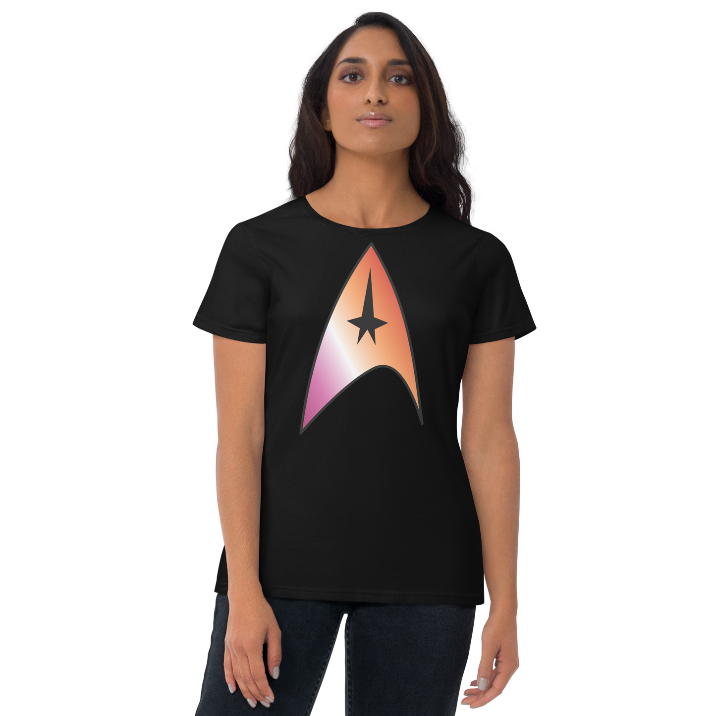 Starfleet Insignia - Lesbian Pride Women's short sleeve t-shirt