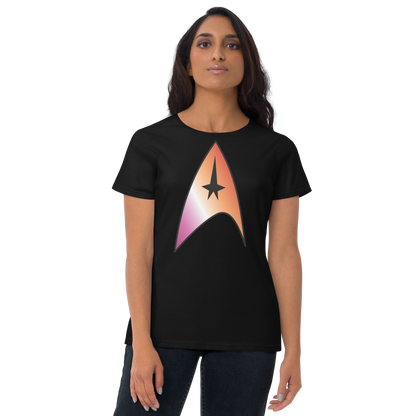 Starfleet Insignia - Lesbian Pride Women's short sleeve t-shirt