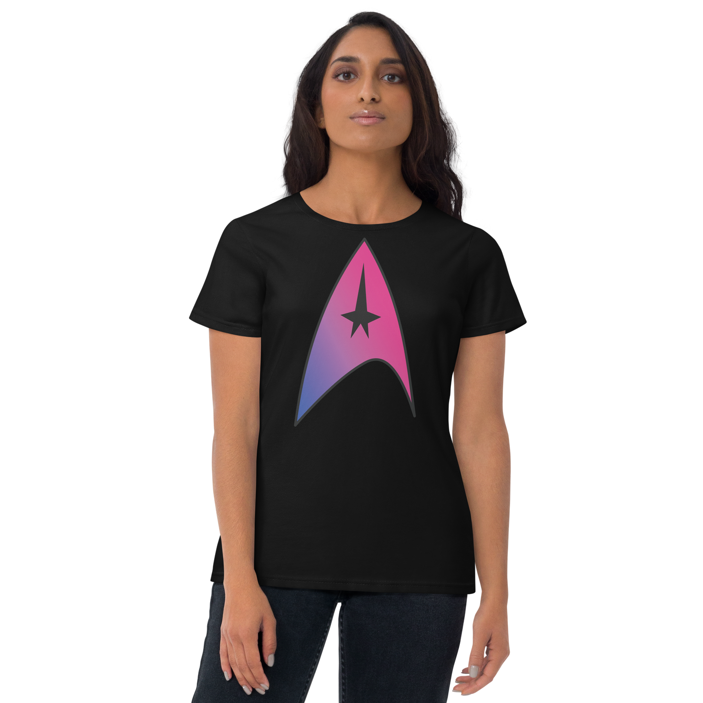 Starfleet Insignia - Bisexual Pride Women's short sleeve t-shirt