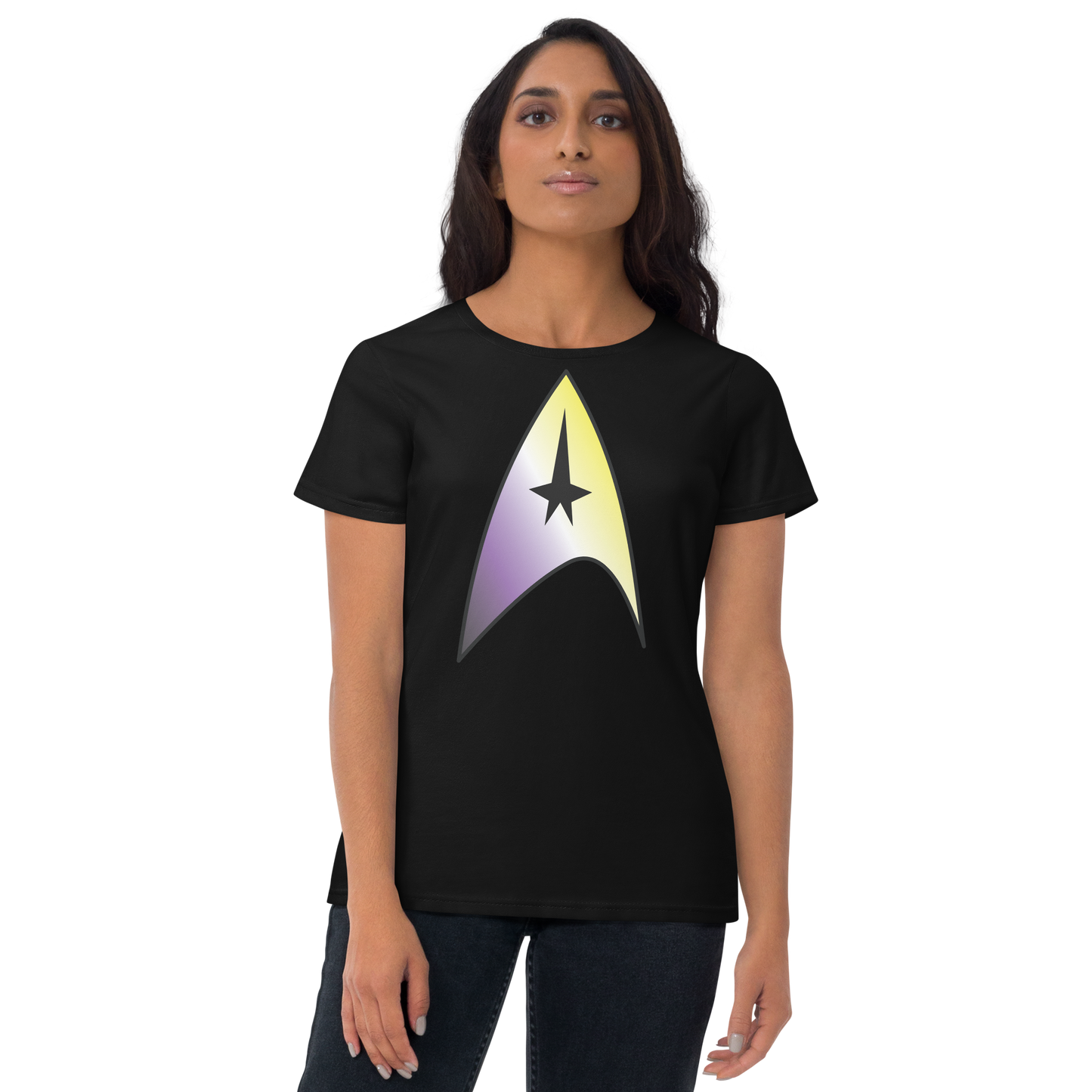 Starfleet Insignia - Non-binary Pride Women's short sleeve t-shirt