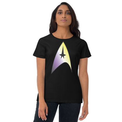 Starfleet Insignia - Non-binary Pride Women's short sleeve t-shirt