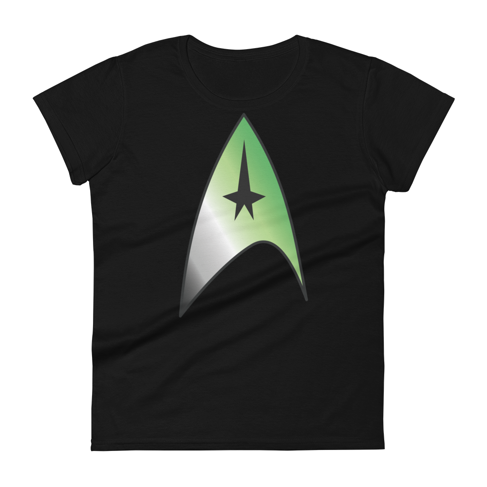 Starfleet Insignia - Aromantic Pride Women's short sleeve t-shirt